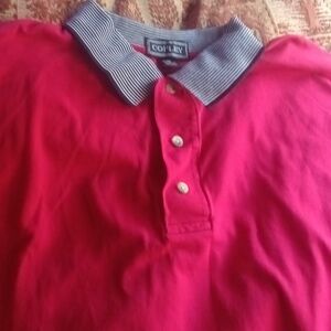 nwt mens Copley short sleeve button down polo shirt